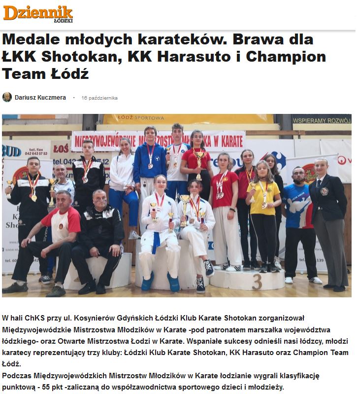 MMM oraz Mistrzostwa Łodzi - zawodnicy z trzech różnych klubów